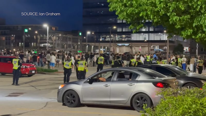 Fireworks, large crowds and chaos in downtown Kitchener for Victoria Day
