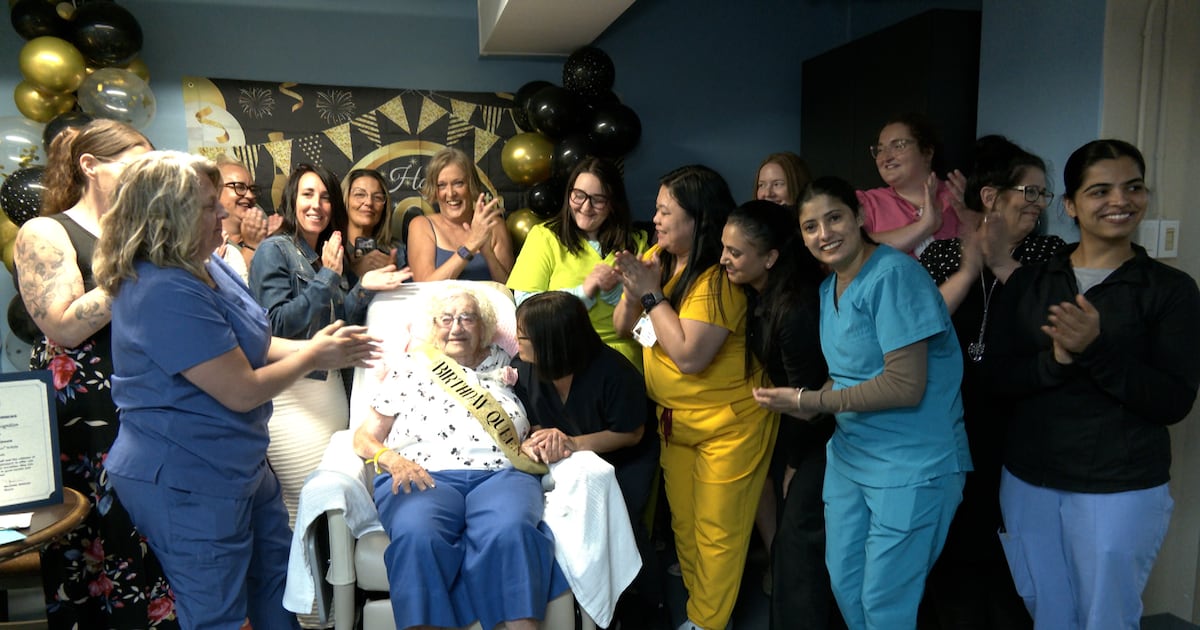 Timmins centenarian’s secret to 100 years: positivity & roast beef