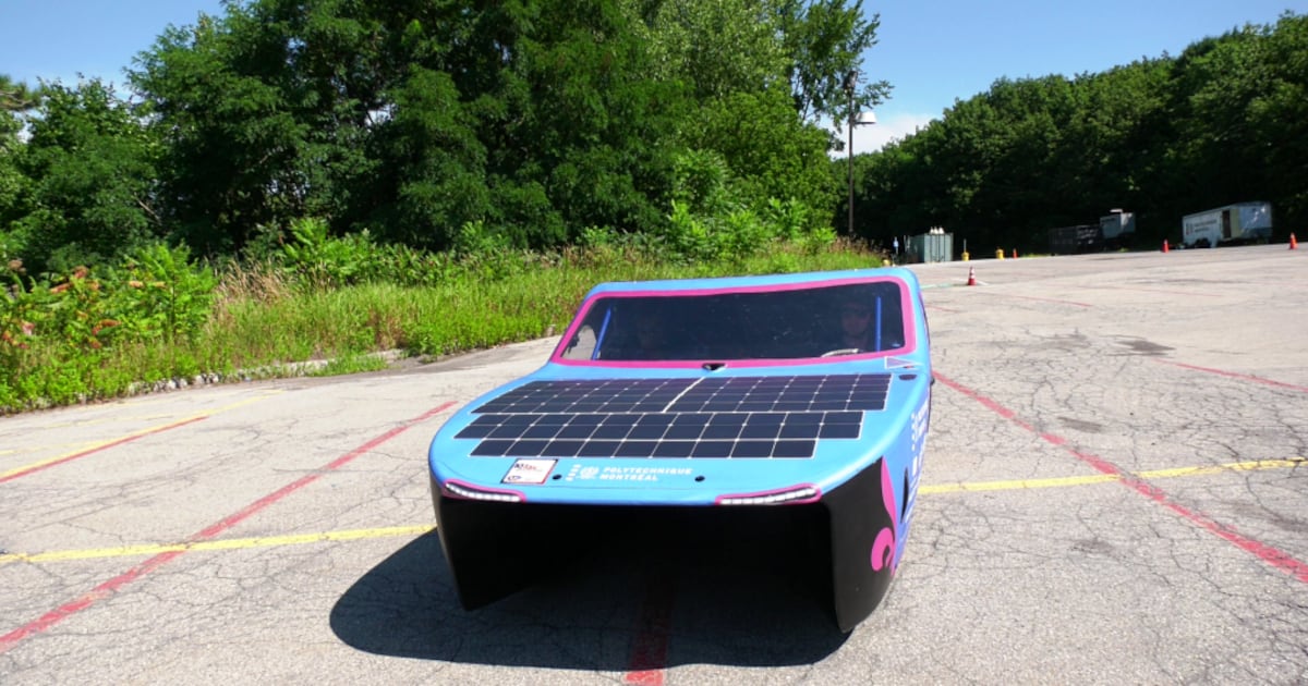 Polytech Solar Car Polytechnique Montreal students build solar car, win 2 U.S. races