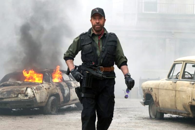 Chuck Norris: The legendary action star in his famous roles