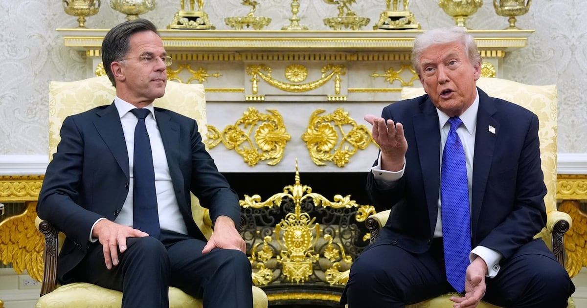 Trump is expected to meet NATO leader Rutte as he muses about pulling out ...