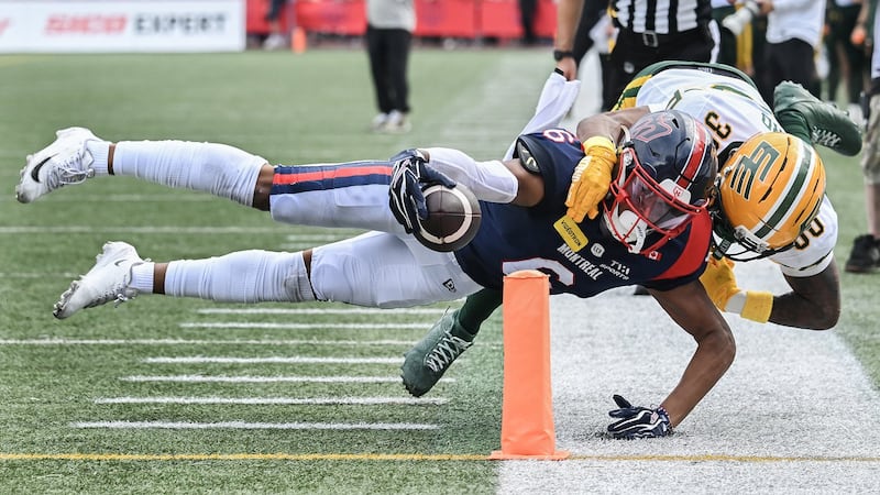 Alexander, Philpot lift Alouettes to dominant 48-30 CFL victory over Elks
