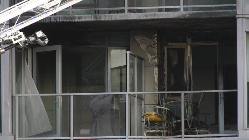 Firefighters attend downtown Calgary apartment blaze