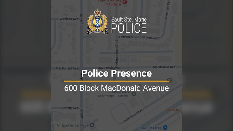 Sault police investigate incident on MacDonald Avenue
