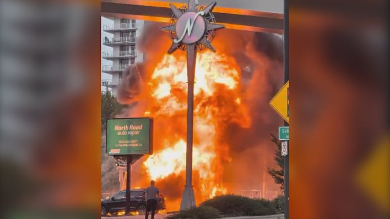 Butane canisters fly during explosive Burnaby, B.C., truck fire