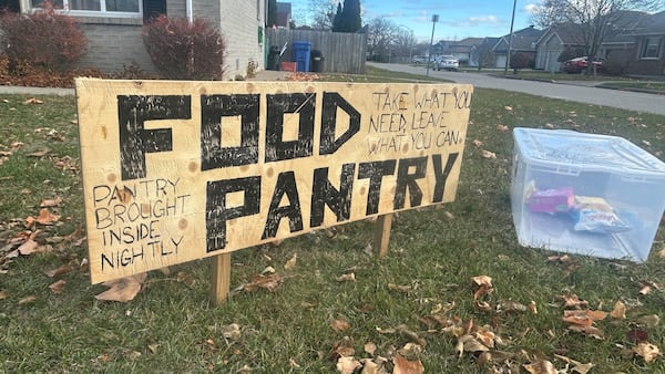 ‘Take what you need, leave what you can’: Windsor resident creates front lawn food pantry