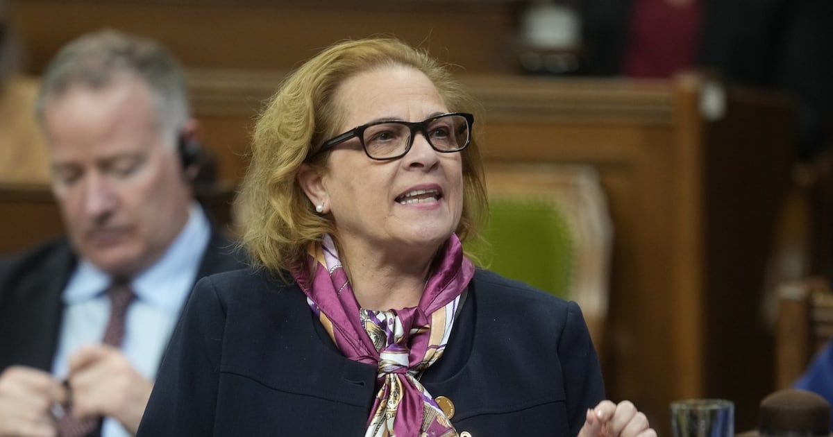 Immigration, Refugees and Citizenship Minister Lena Metlege Diab rises during question period on Parliament Hill in Ottawa on Tuesday, Sept. 22, 2026. THE CANADIAN PRESS/Adrian Wyld