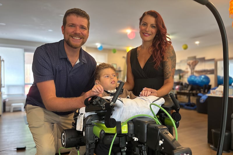 ‘Seems like a dream’: Guelph, Ont., family buys robotic exoskeleton with donations