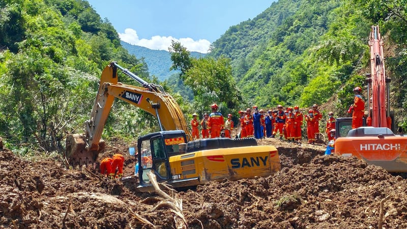 Death toll of landslide in northwestern China rises to 21 as rescue operations conclude