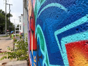 Dozens of artists took part in the Halifax Mural Festival. (CTV/Mike Lamb)