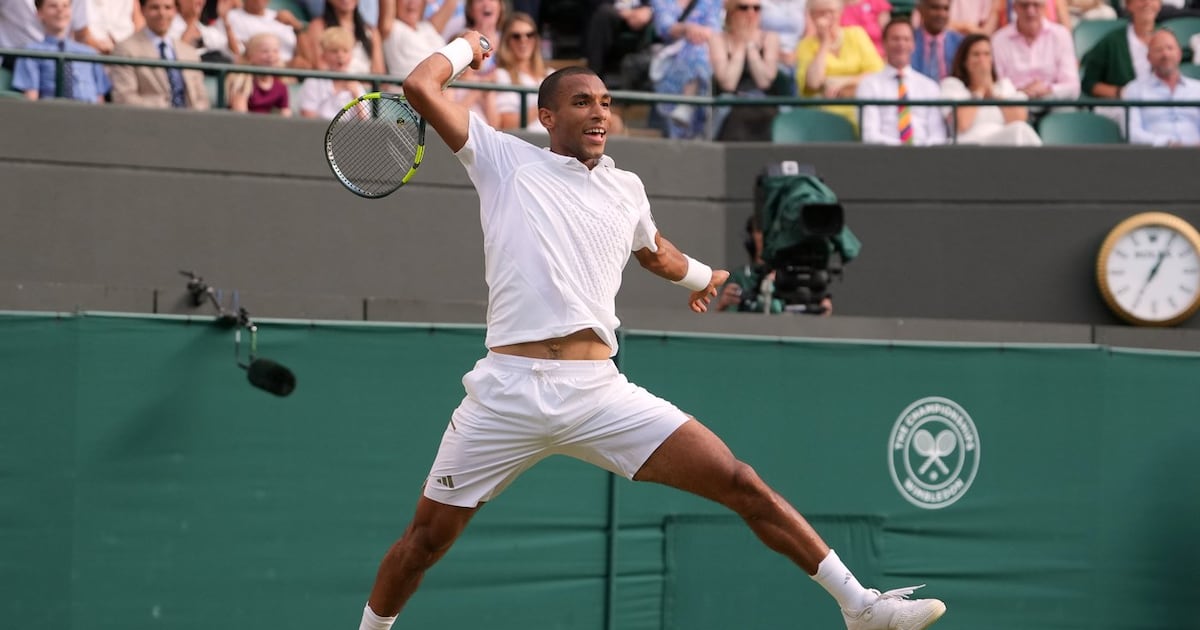 Der Kanadier Auger-Aliassime erreicht das Viertelfinale von Wimbledon und ...