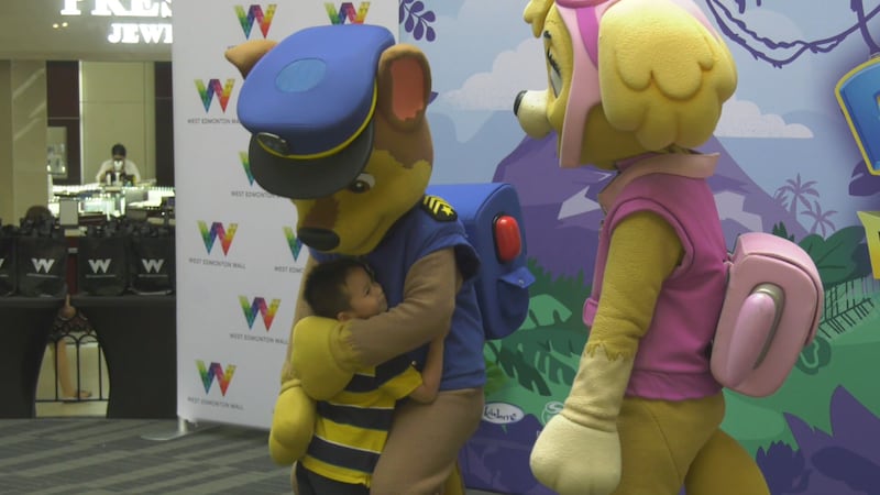 Kids meet ‘PAW Patrol’ characters and learn about the importance of service dogs