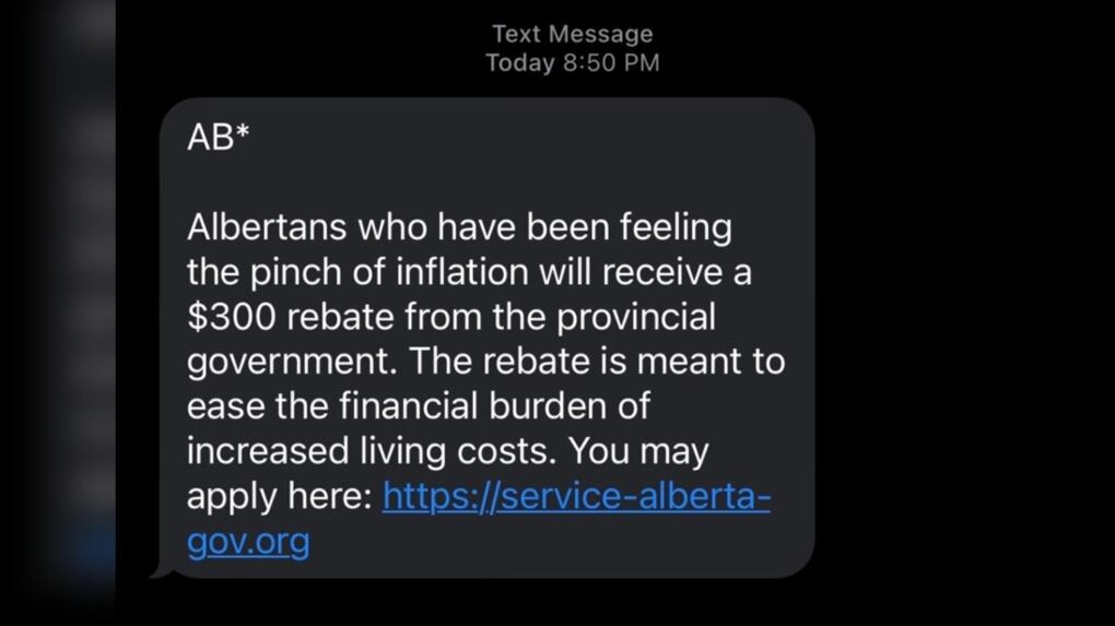 Collided Text Effect 'It's a scam': NDP, Alberta government warn of utility rebate tricks