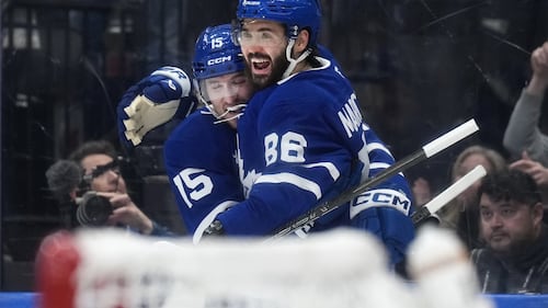 Moving Kirill Marchenko to line with John Tavares works for Maple Leafs