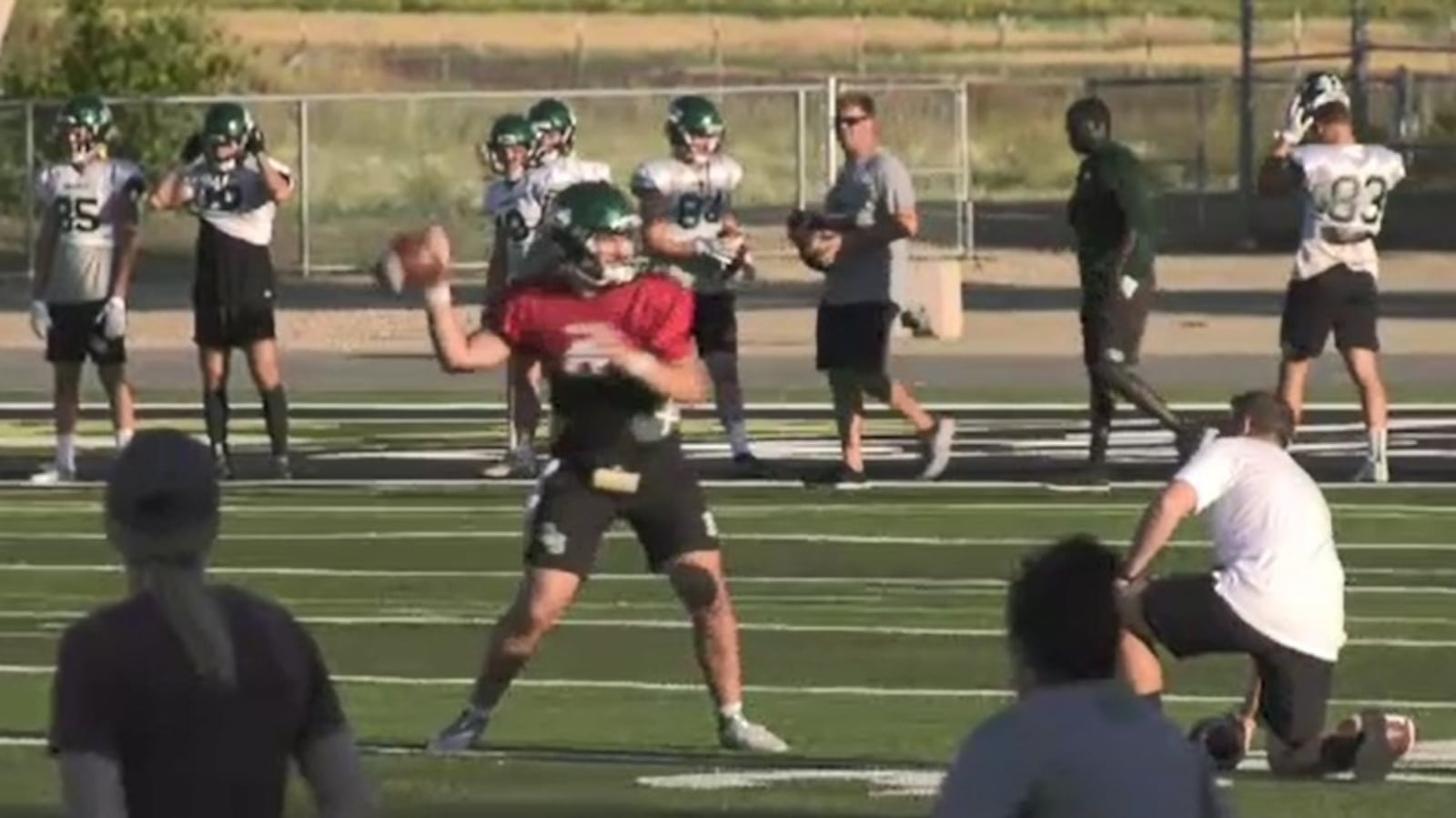 Two Quarterback Set U of S Huskies quarterback sets all-time passing record