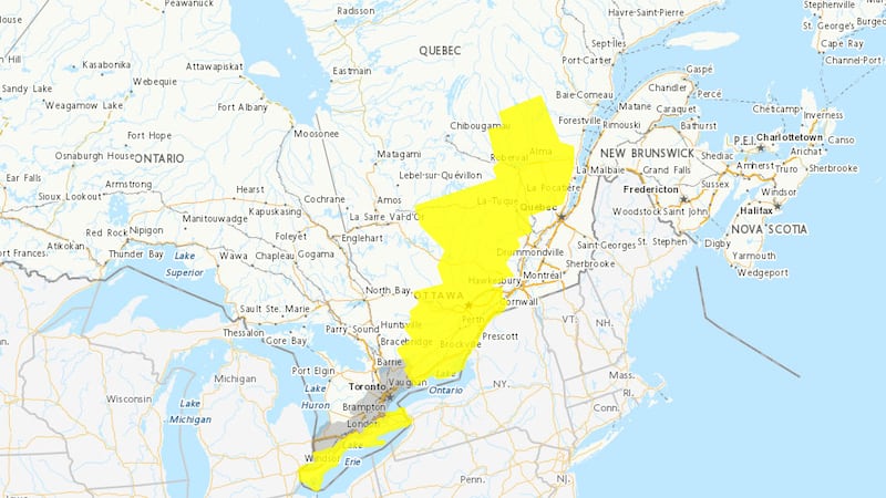 Much of the GTHA under a special weather statement as rain, thunderstorms move in