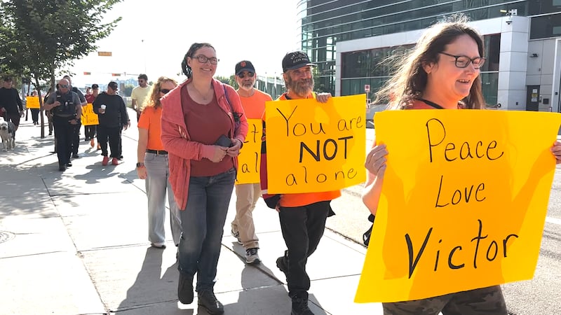 Victor Walk raises support, awareness, for survivors of childhood abuse
