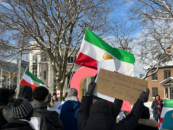 Waterloo residents rally amid ongoing protests in Iran
