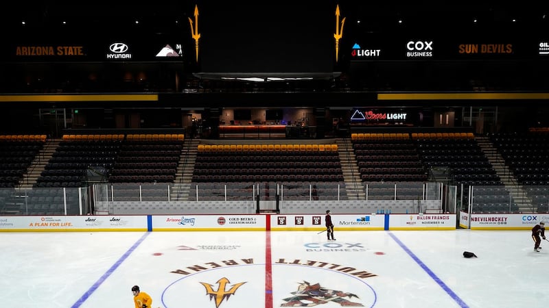 Arizona State places hockey coach Greg Powers on administrative leave following player’s collapse