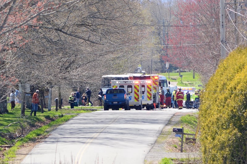 N.S. youth choir involved in bus crash, one airlifted to hospital