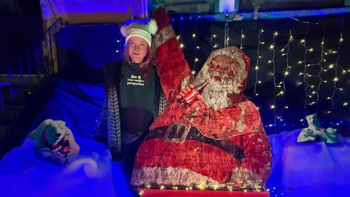 Christmas display skewers Coca-Cola's AI ads