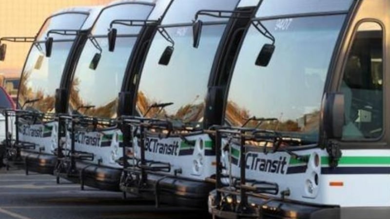 Highway 1 bus lanes open in Saanich