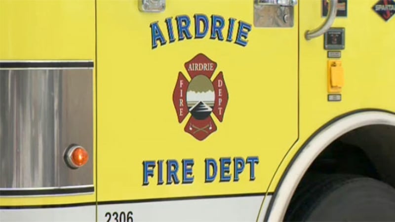 Fire in Airdrie neighbourhood forces students from nearby school to stay indoors