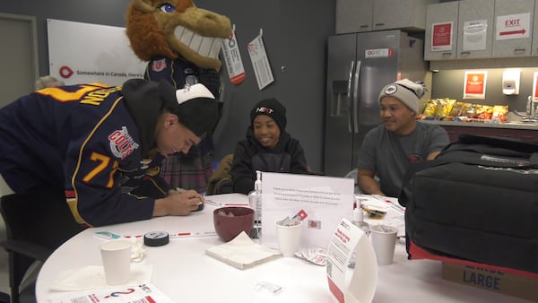 Barrie Colts star donates blood to save lives and spread awareness