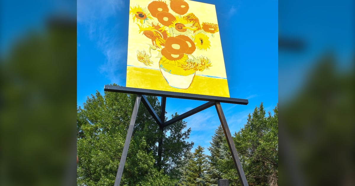 Altona Unveils Return Of Sunflower Painting altona-unveils-return-of-sunflower-painting