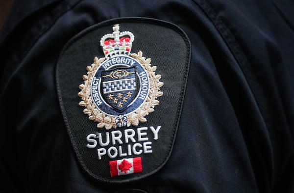 1 person hospitalized after car crashes into tree in Surrey, B.C.