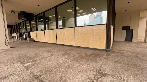 Several windows smashed at Edmonton courthouse