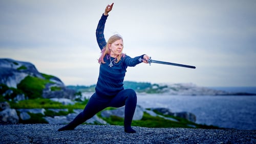 Staying active with a sword: New fitness course gets people moving with blades
