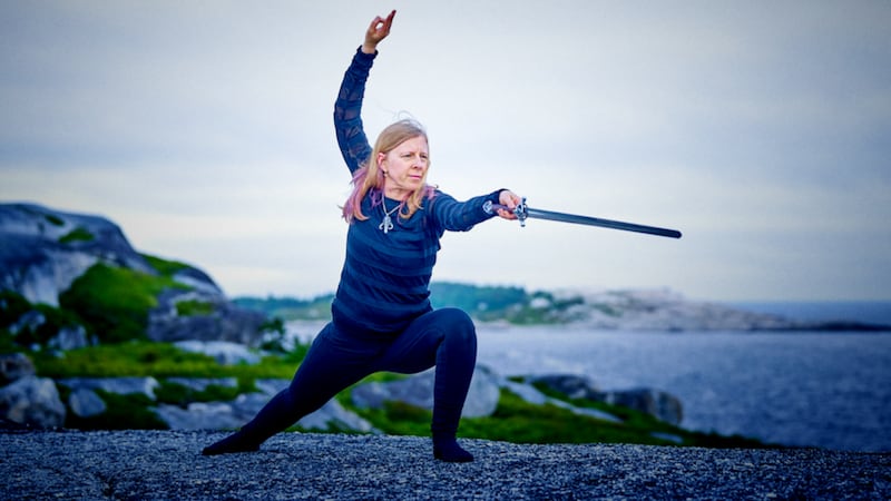 Staying active with a sword: New fitness course gets people moving with blades