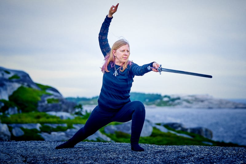 Staying active with a sword: New fitness course gets people moving with blades