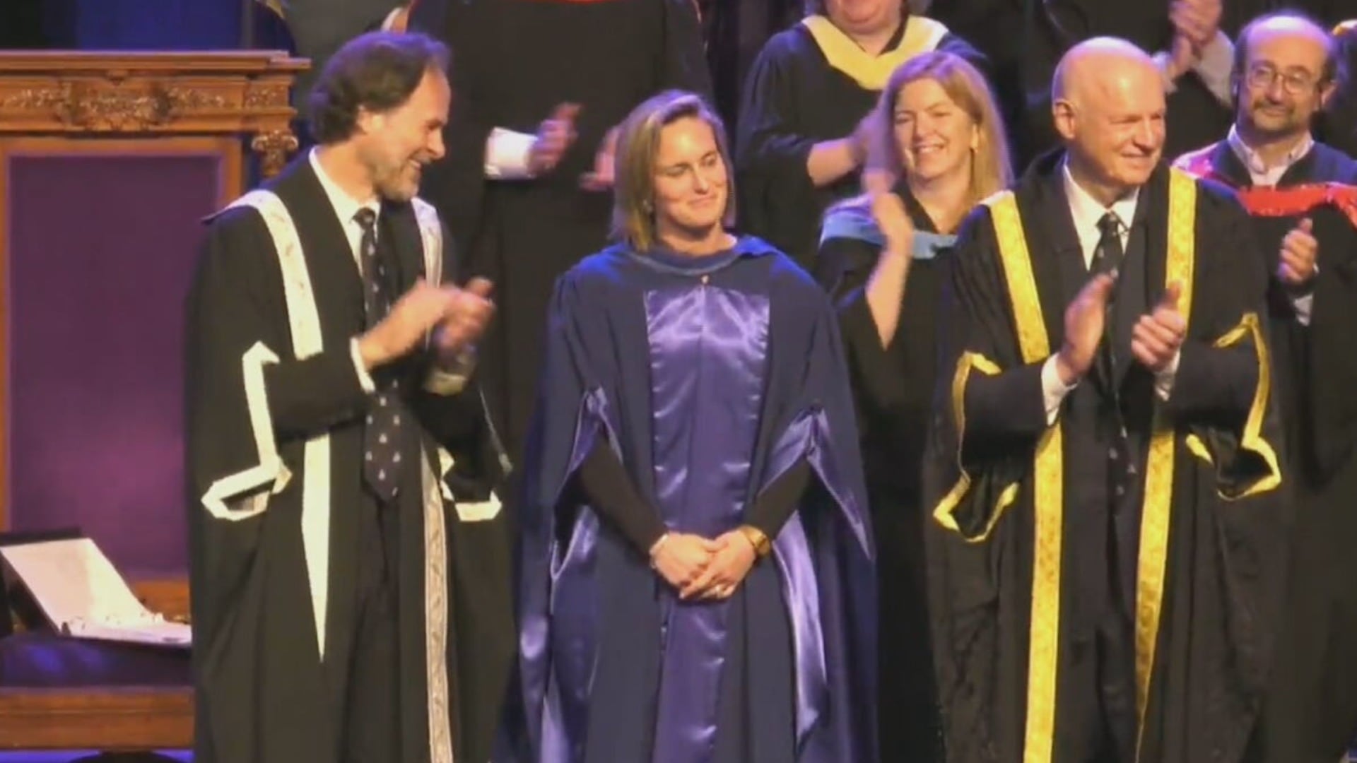 Montreal Victoire captain Marie-Philip Poulin given honorary doctorate from