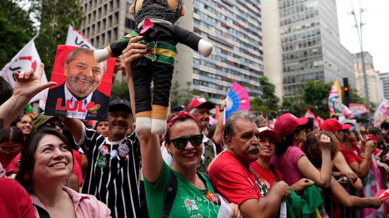 Thousands rally for Lula and Bolsonaro on eve of tight Brazil vote