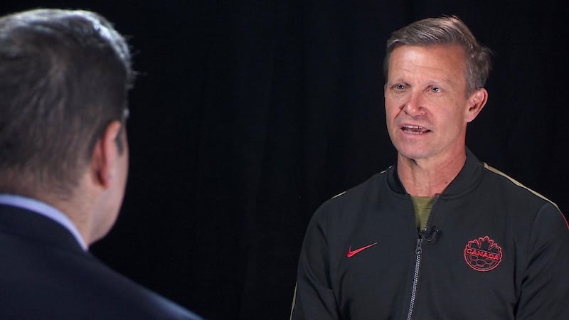 Team Canada's U.S.-born coach condemned Trump's 51st state rhetoric because of 'cruelty being shown'