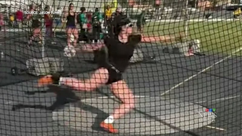 April 22, 2026: Local teen sets new Canadian discus record