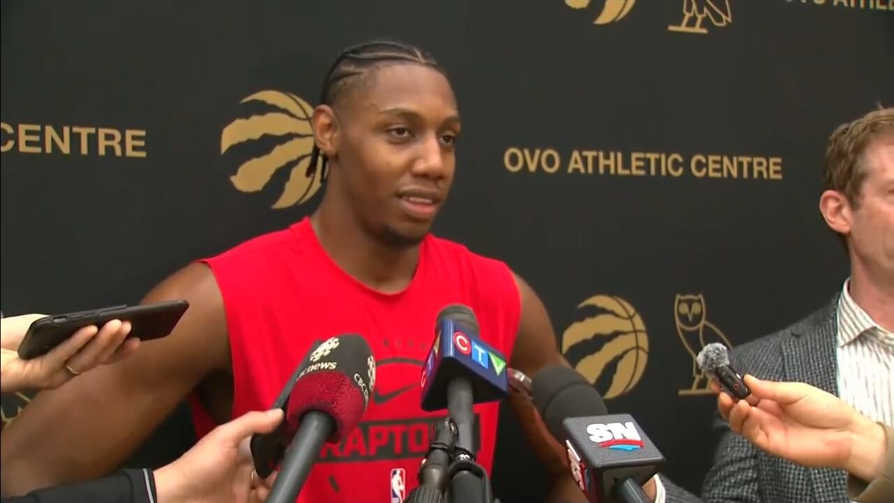 Toronto Raptor RJ Barrett talks excitement ahead of Cavaliers game
