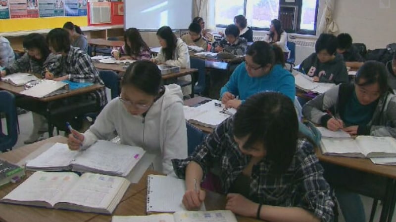 CTV host Sarah Freemark speaks with SCDSB director of education Dawn Stephens