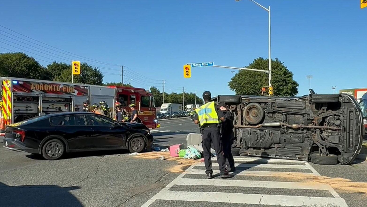 North York collision sends seven people to hospital