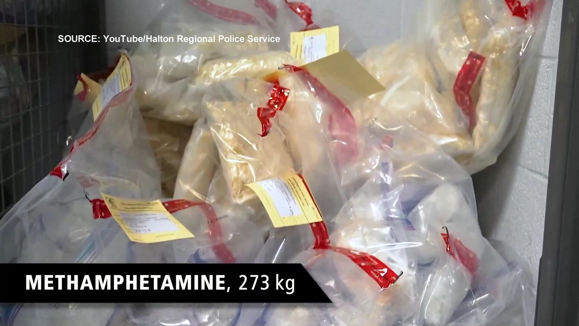 Halton police make record-breaking meth seizure