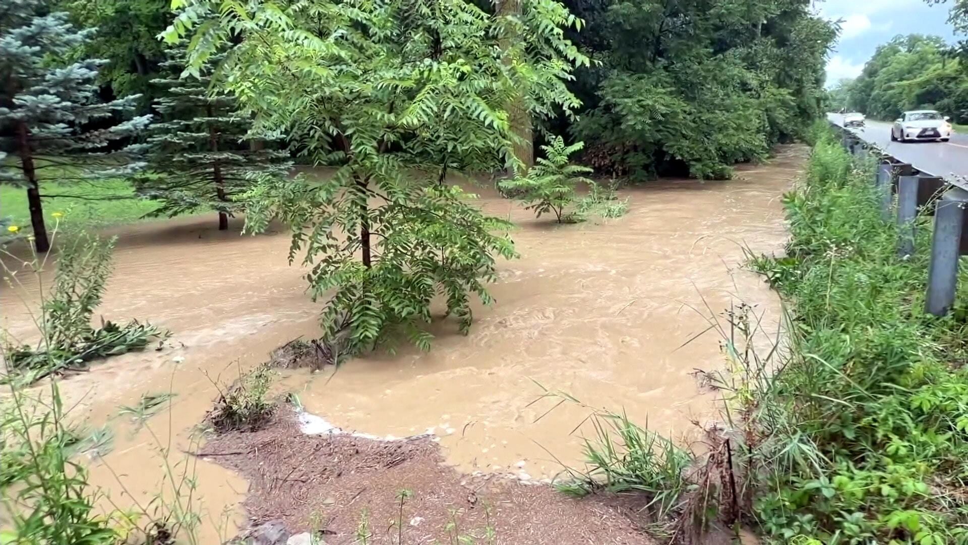 Hamilton facing washed out roads following heavy rain