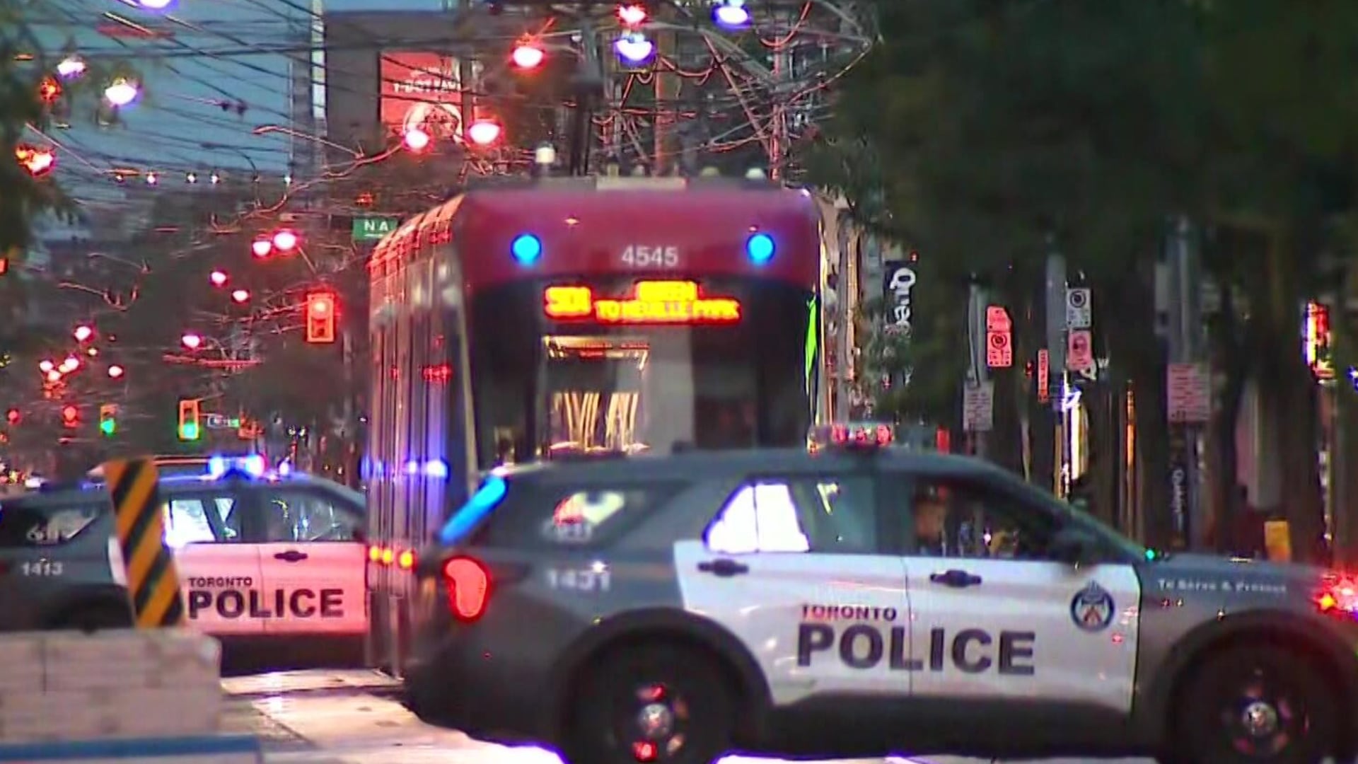 Pedestrian struck by vehicle on Queen St. West causes road closures