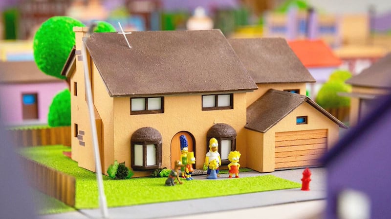 U.K. man builds exact miniature model of 'The Simpsons' hometown 'Springfield'