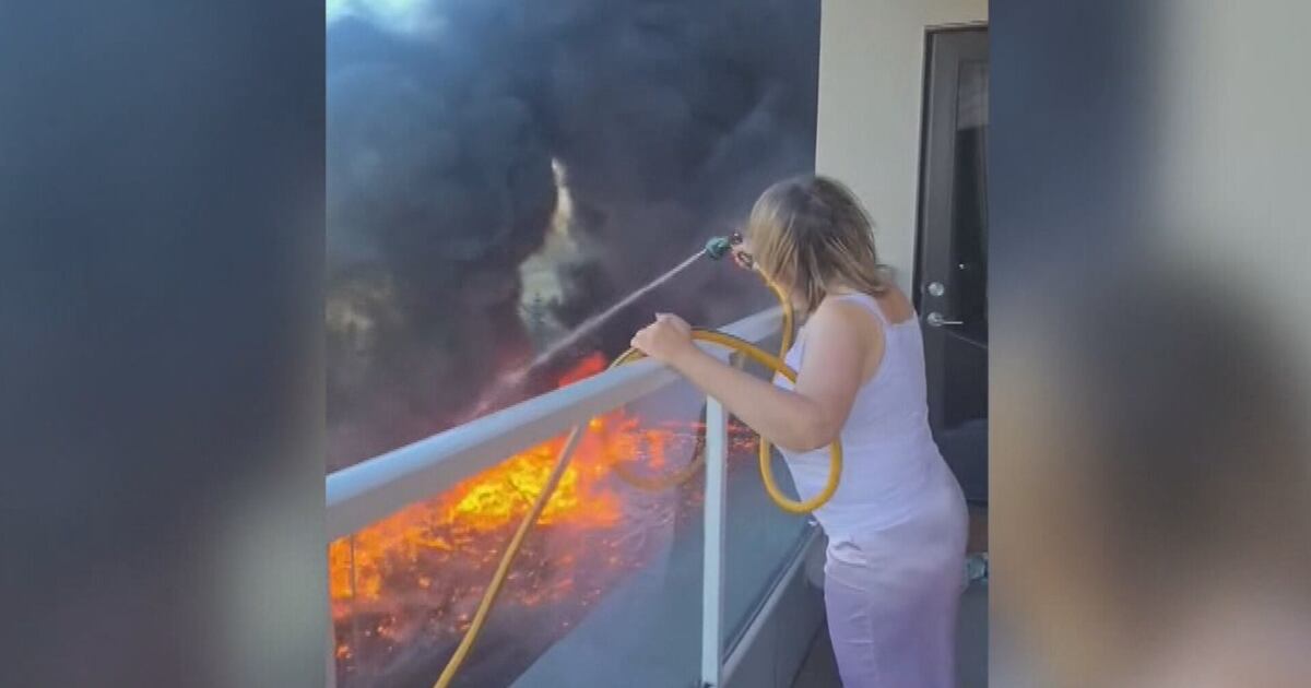 St. Albertans fight apartment fire with hose - CTV News