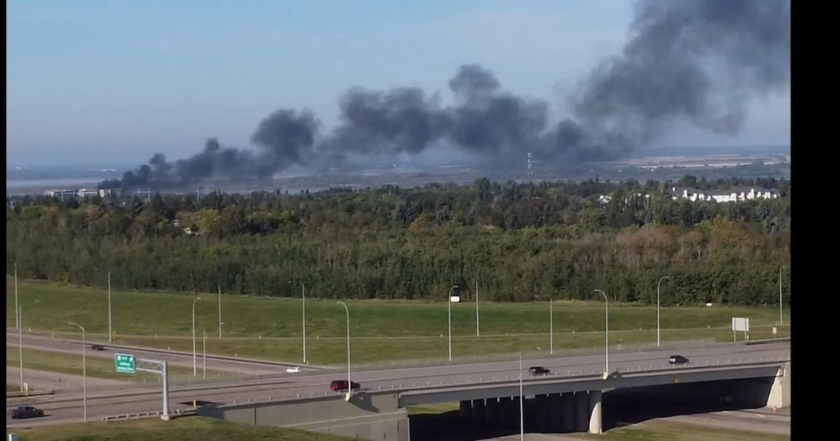 Smoky fire in St. Albert gains attention on social media - CTV News