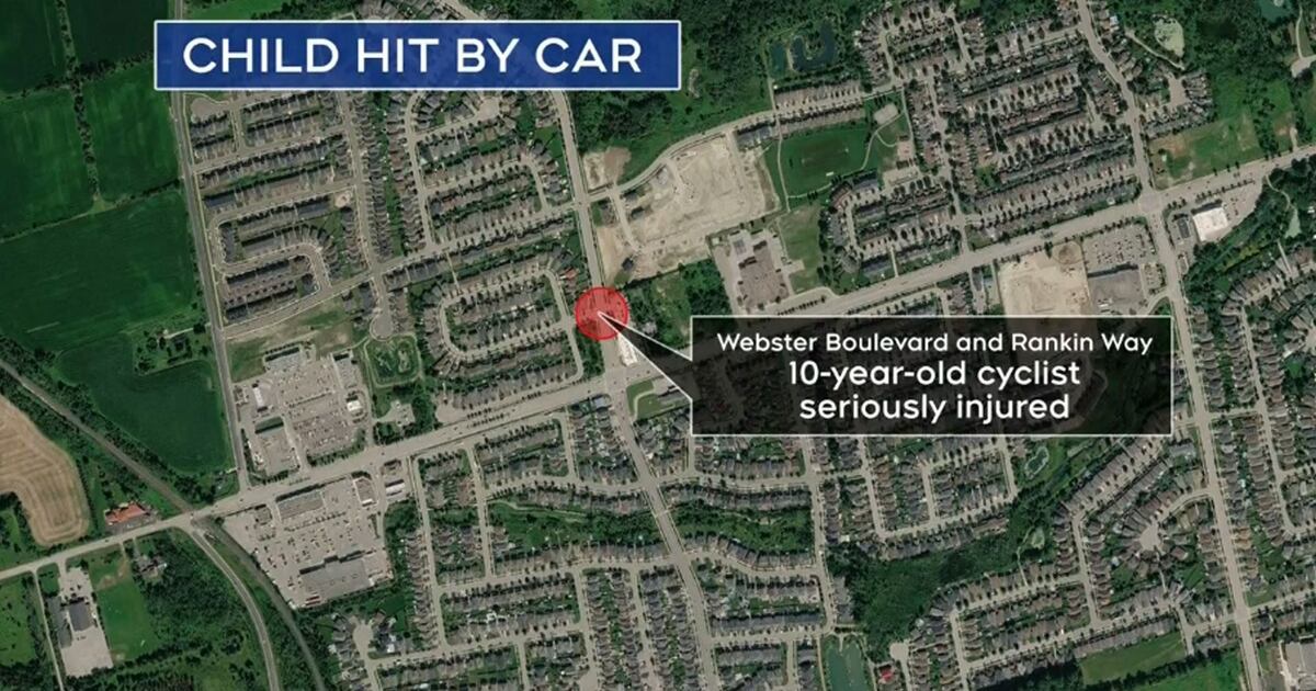 10-year-old cyclist recovering after getting trapped under car - CTV News