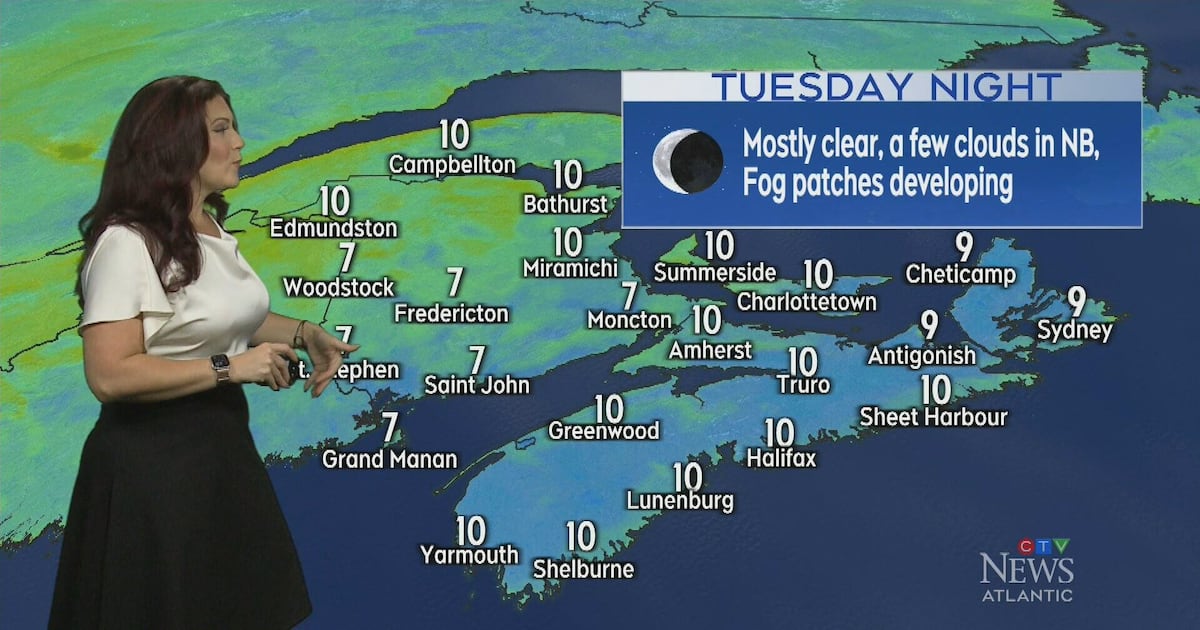 Maritime weather forecast for Sept. 15 - CTV News