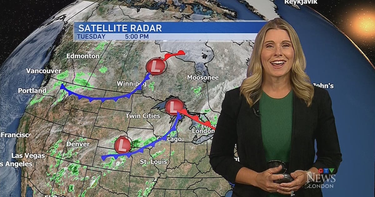 Weather at six for the London region: Sept. 15 - CTV News